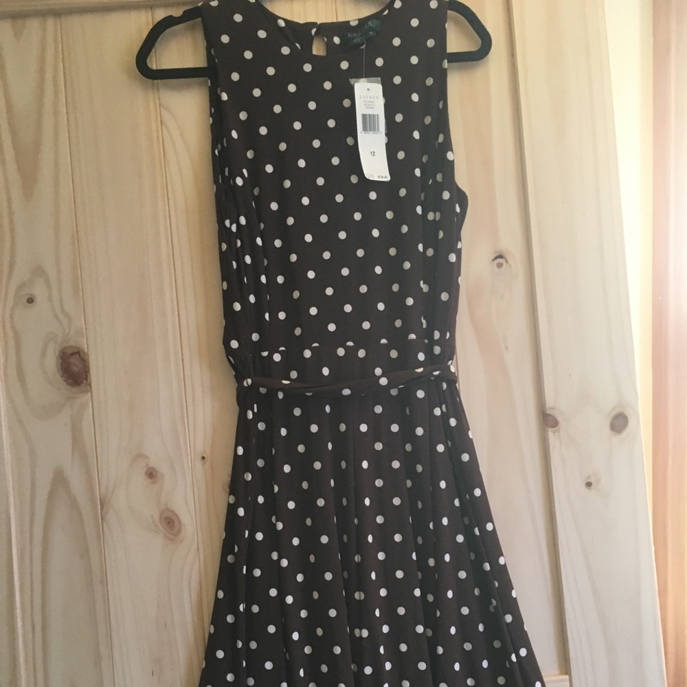 Ralph Lauren polka dot dress